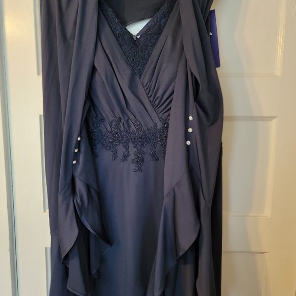 Jade by Jasmine Navy Blue Maxi Dress - Picture 4 of 15